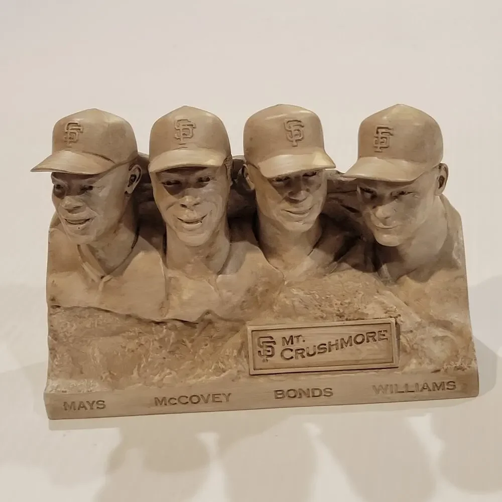 San Francisco Giants Mt. Crushmore Statue New in box Mays,McCovey,Bonds,Williams